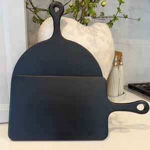 Black cutting boards